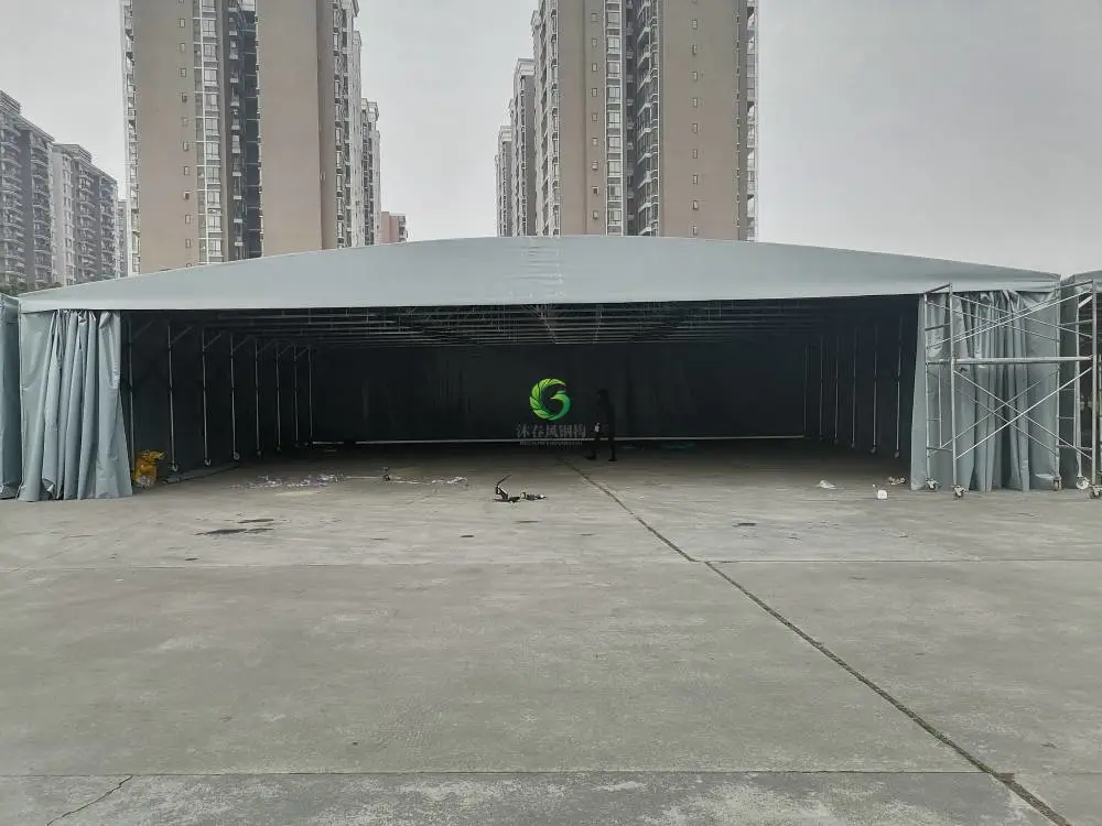 楚雄州电动悬空顶棚帐篷推拉式帐篷设计生产加工