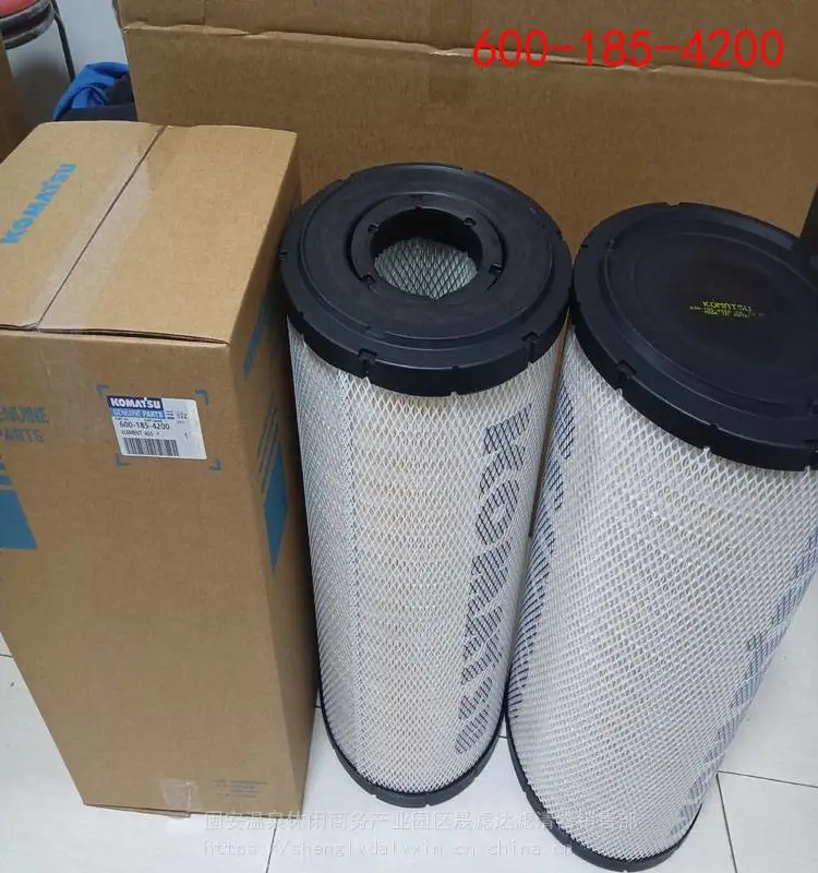 600-185-4200替代Komatsu小松挖掘机高效空气滤芯全胶滤纸