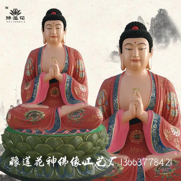 河南神像厂家哼哈二将塑像韦陀菩萨佛像阿弥陀佛像