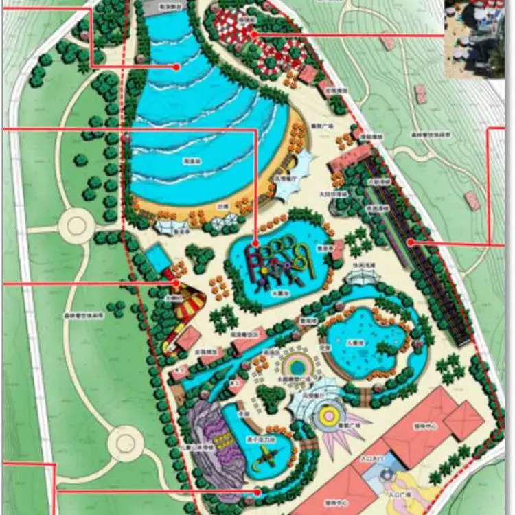 人工造浪的水上乐园建个水上乐园的多少钱小型造浪设备