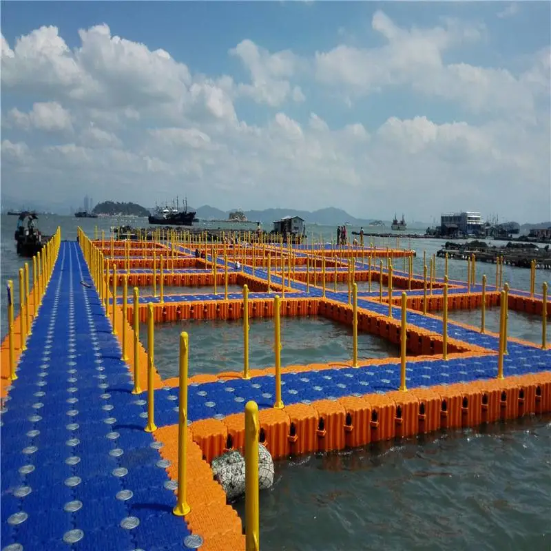 水上塑料浮筒游船码头浮箱海上浮筒浮桥