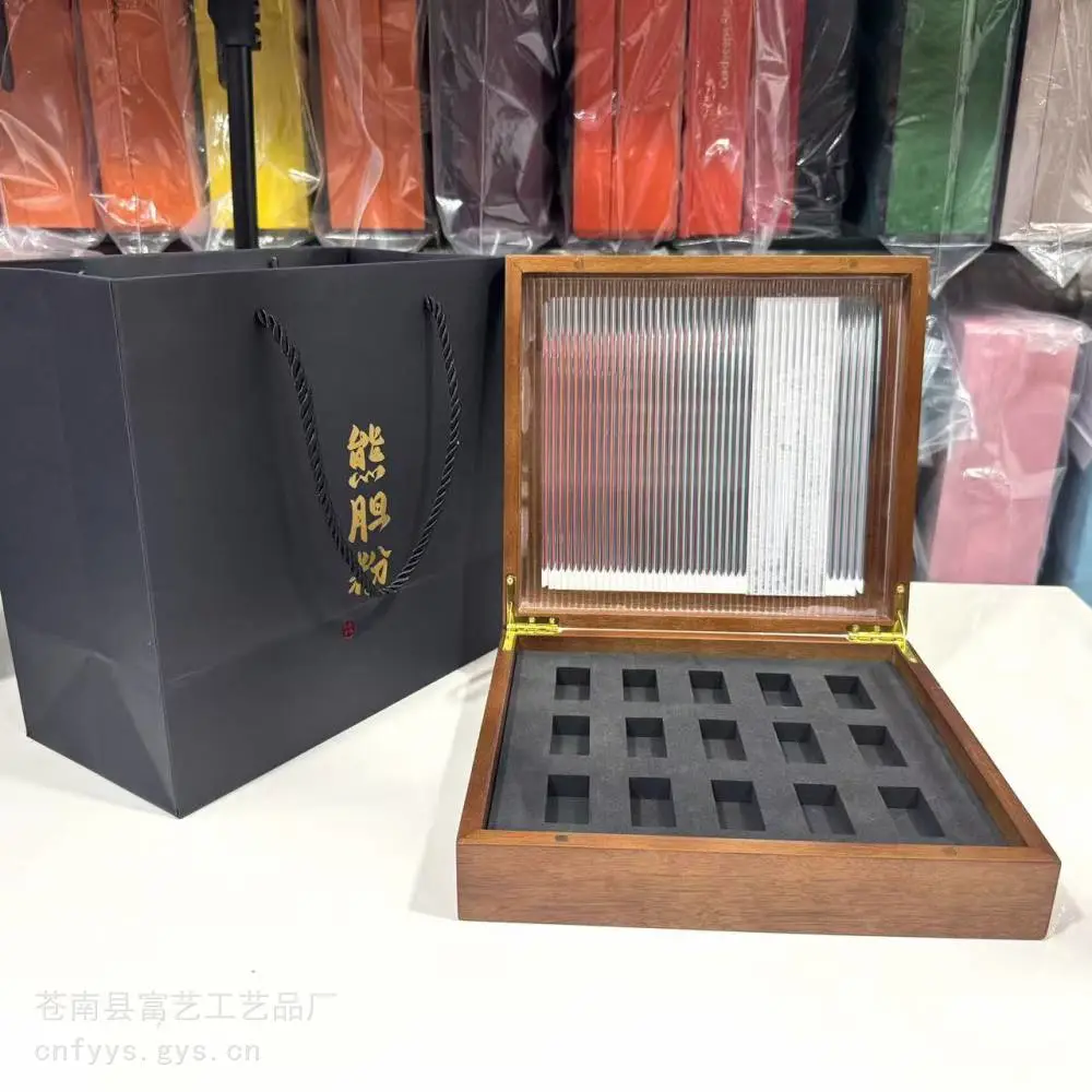 潽洱茶木盒 木盒加工 钢琴漆木盒 茶叶木盒烤漆木盒生产