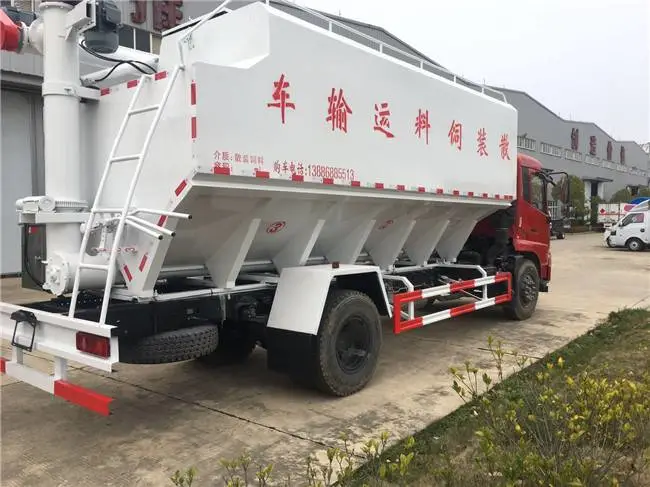 江淮***后六多功能饲料车-拉饲料汽车可拉不同饲l料