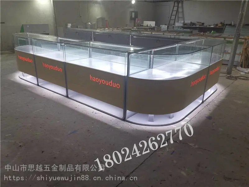 珠宝展柜 欧式收银台柜台 简约电信小手机