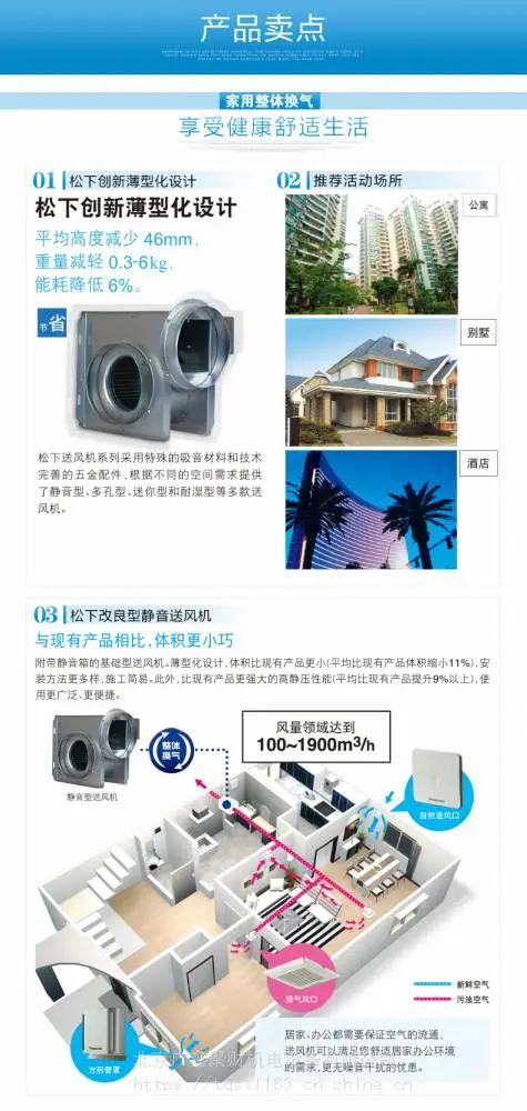 松下送风机新晃风机盘管SGCR现货批发
