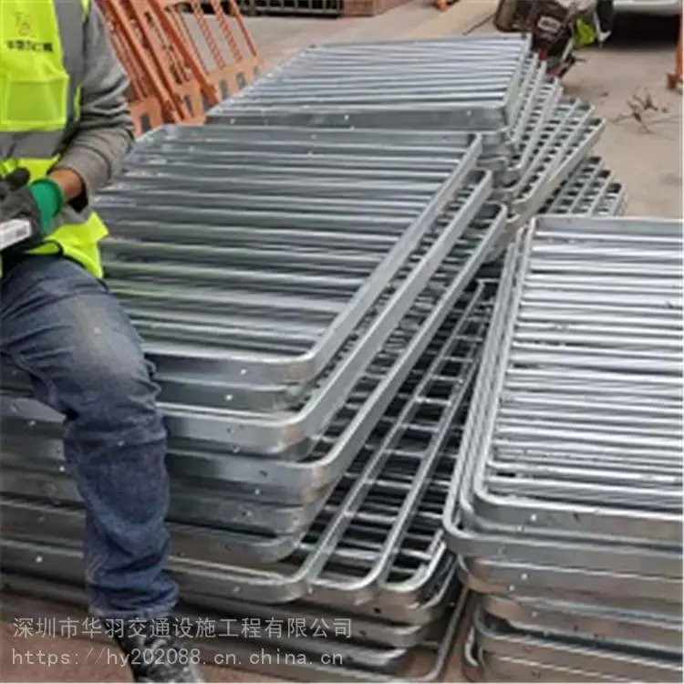 东莞路侧护栏 基坑护栏 道路两侧隔离护栏 厂家定制 华羽