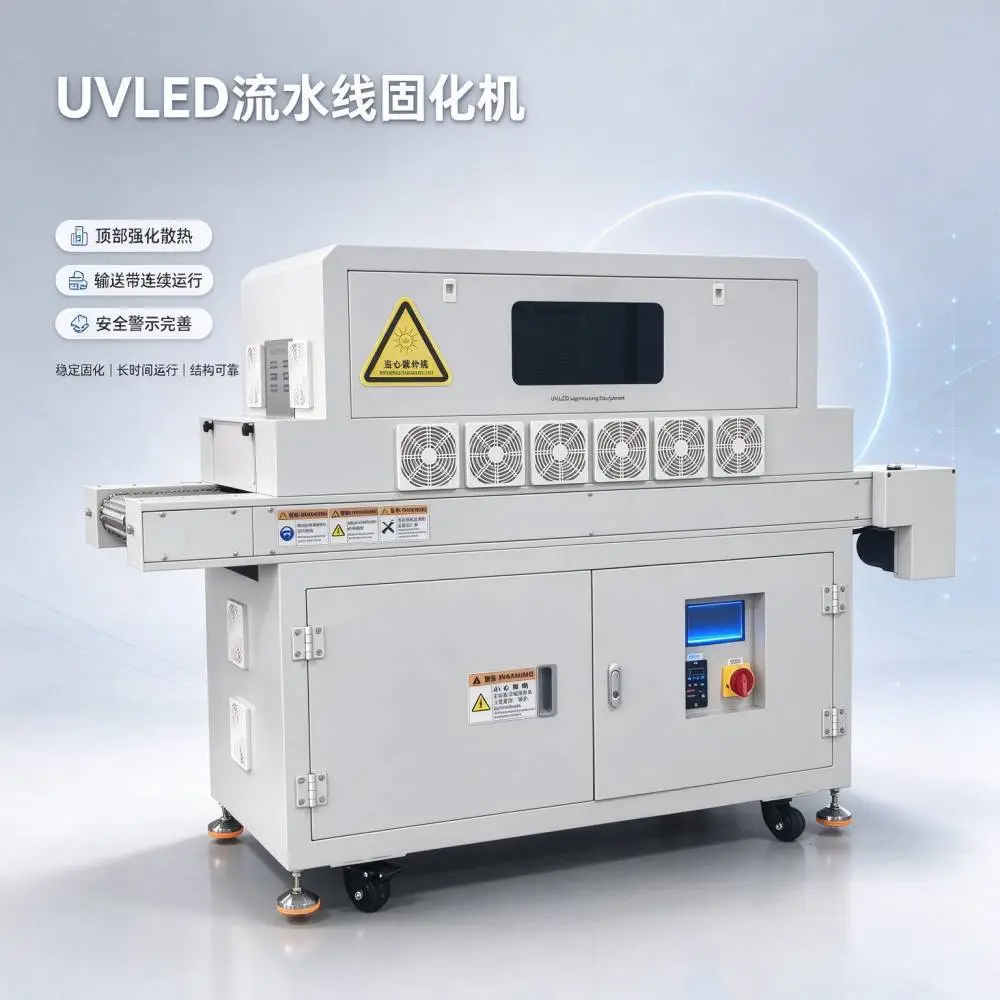 网带式UVLED固化机 适用异形工件 诚信厂家