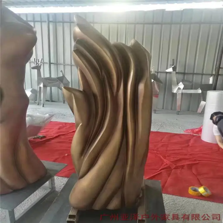 户外园林玻璃钢小品雕塑 彩绘仿铜玻璃钢动物摆件 黑龙江牡丹江 树脂仿真水果装饰摆件