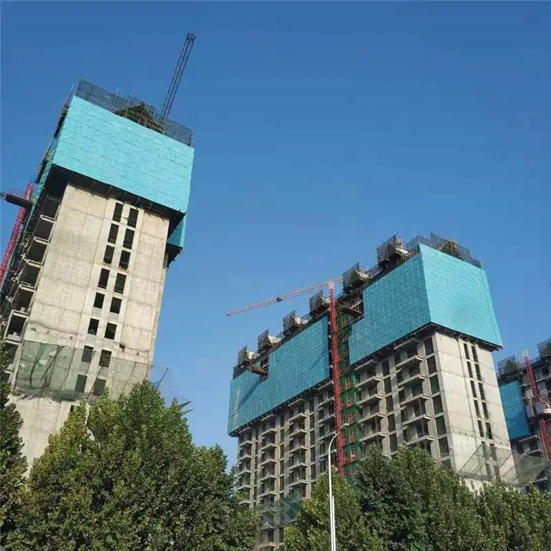浙江爬架网连接件图片 建筑工地爬架网片 建筑施工安全防护网