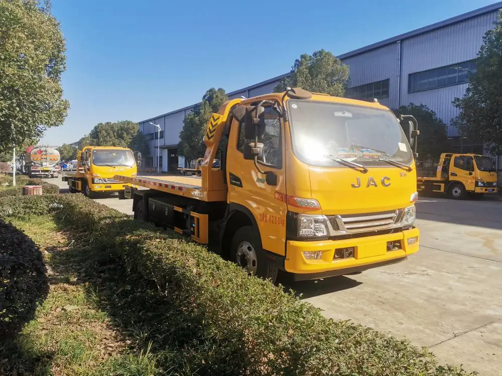 国六东风多利卡V7黄牌5.6米清障车 高速求援 拖车价格 二手清障车