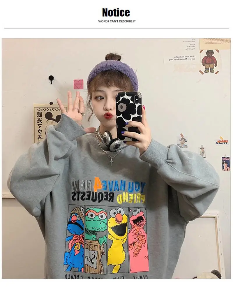 山东德州女冬加绒保暖连帽卫衣绍兴义乌库存短袖T恤套头长袖印花圆领