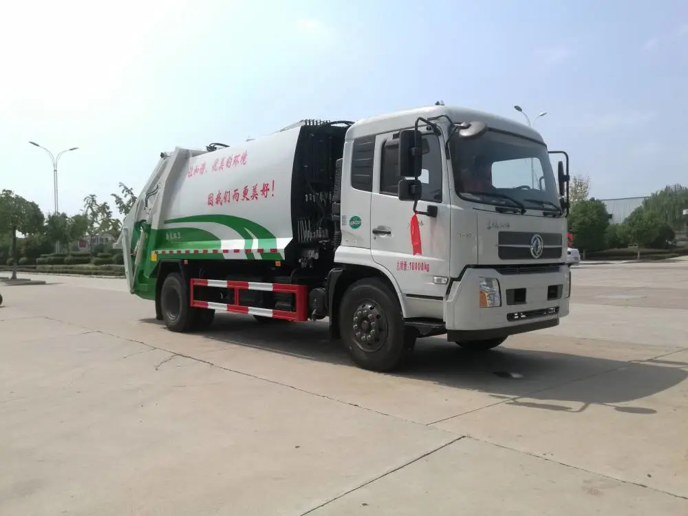黑龙江东风天锦压缩垃圾车 大型压缩垃圾车多少钱一辆