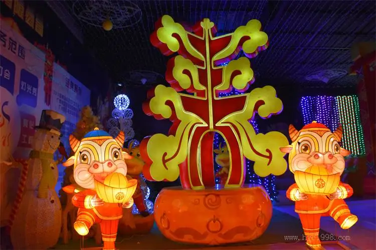 东莞植雕 华亦彩 国庆节彩灯源头工厂