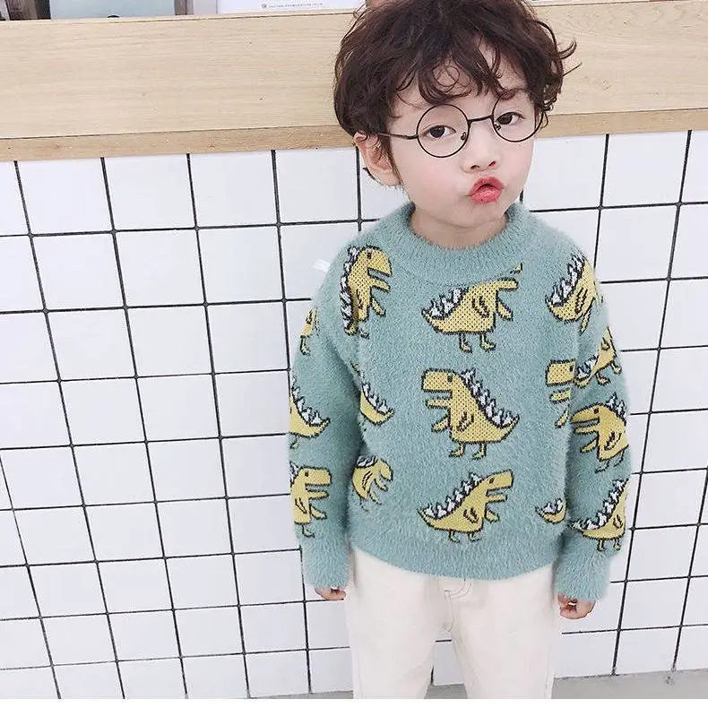 简约童装针织毛衫库存开个卖衣服店进货渠道儿童棉衣外套地摊货源