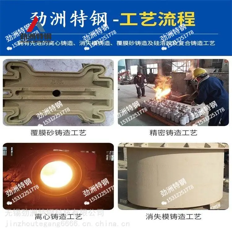 ZG35Cr26Ni12锅炉中心筒 耐热1000度 耐磨钢铸件 HK40熔铝坩埚