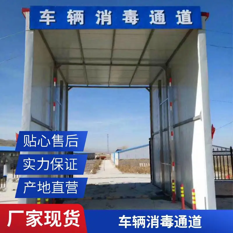 6杆车辆喷雾消毒通道 屠宰场车辆洗消 经济型