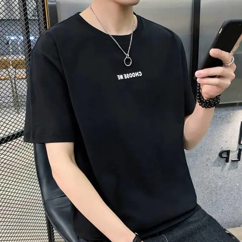 云南玉溪一手货源***男装义乌库存尾货处理网男士t恤圆领宽松上衣