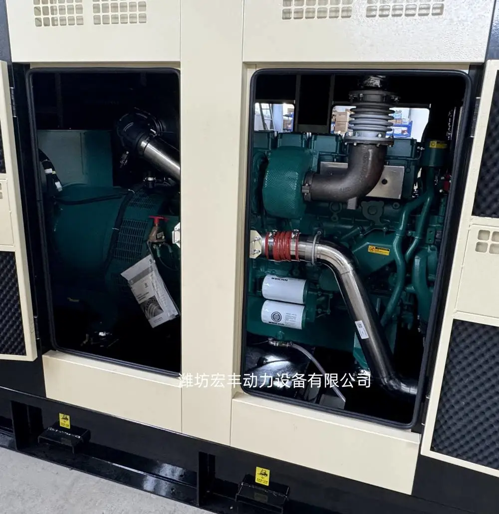 静音400千瓦潍柴发电机 400kw潍柴国三柴油发电机组 WP13D490E310双电源开关