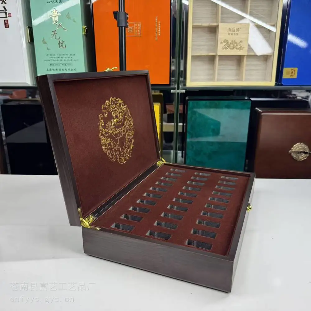 木盒加工厂 茶叶实木盒 木盒定制厂家 米醋木盒包装龙港木盒厂