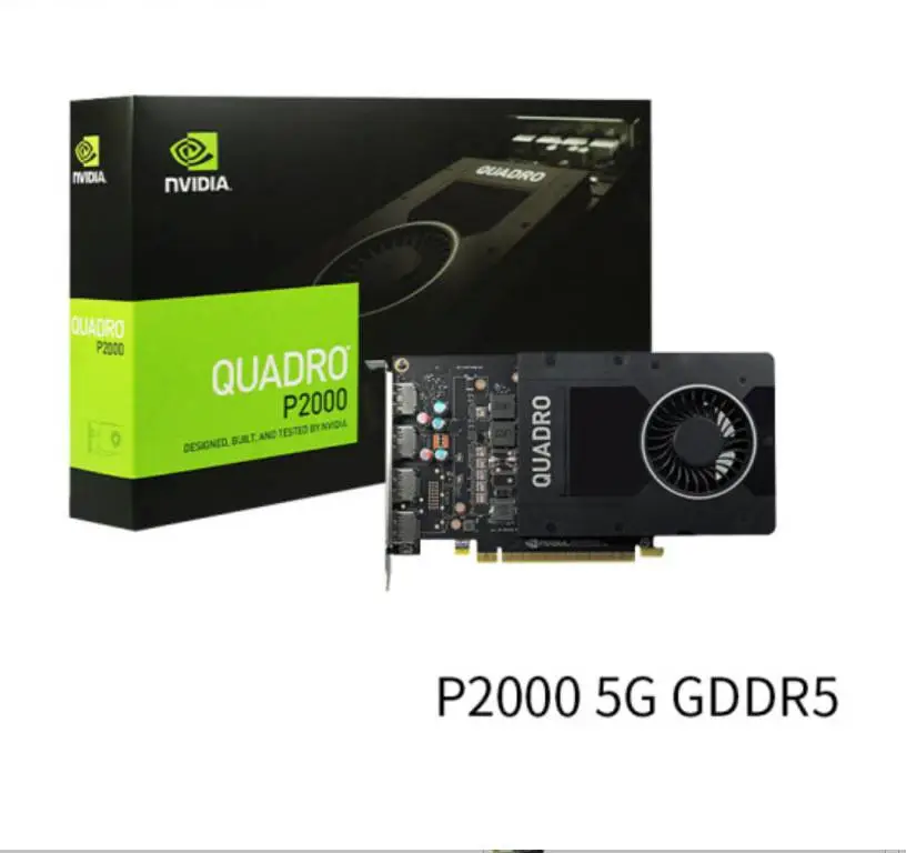 英伟达（NVIDIA） Quadro P2000 5G 3D建模渲染绘图专业图形
