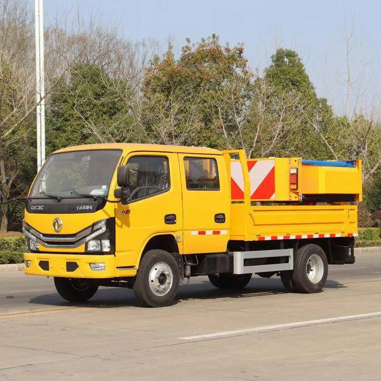 东风多利卡D6双排座 80K防撞车 救援车 道路日常养护 全国包上牌