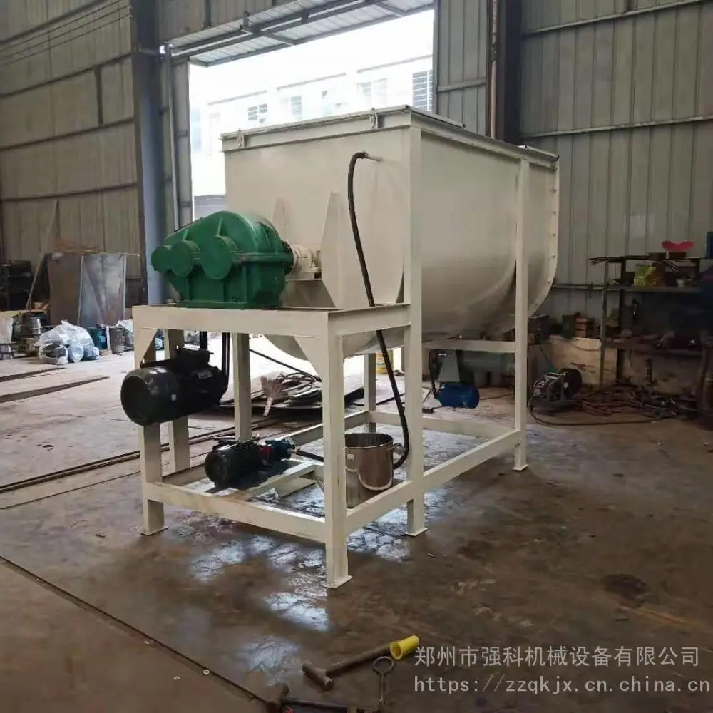 化工干粉涂料搅拌设备厂家 生产2吨型卧式热熔标线涂料搅拌机