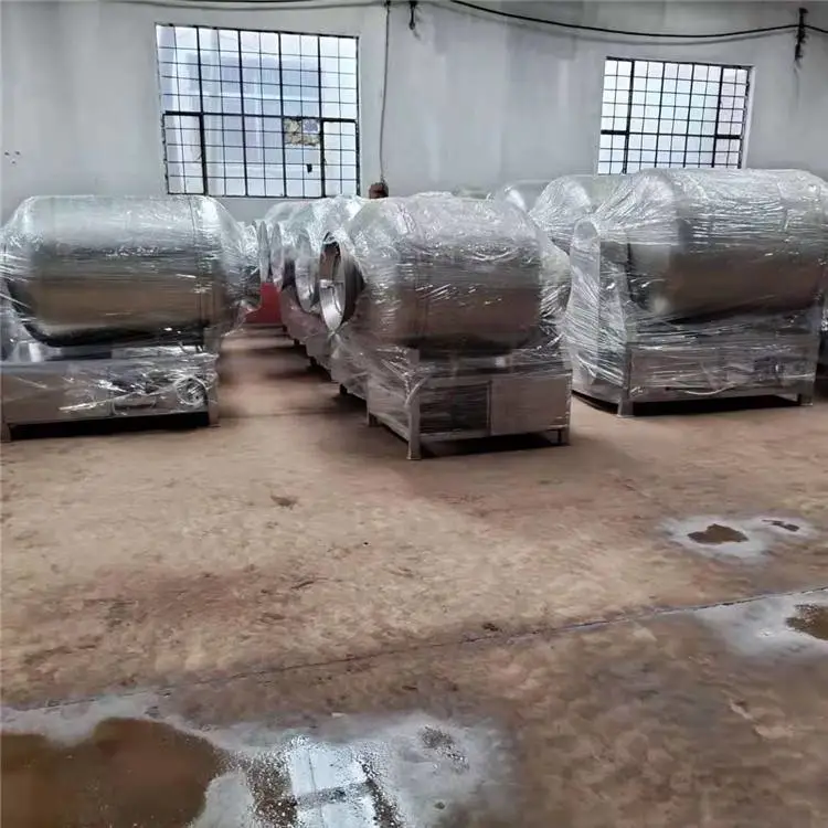 景翔牌里脊肉真空滚揉机不锈钢滚揉机V型齿滚揉机