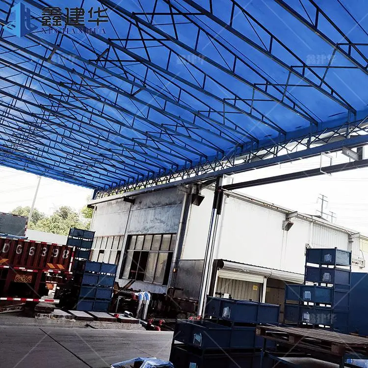 怀化伸缩移动推拉棚 大型电动推拉雨棚 厂家供应