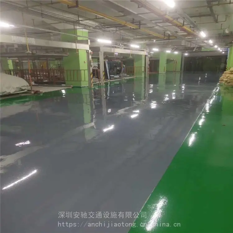 安驰交通专业承接惠州广场混凝土压花地坪漆 复古地坪施工厂家