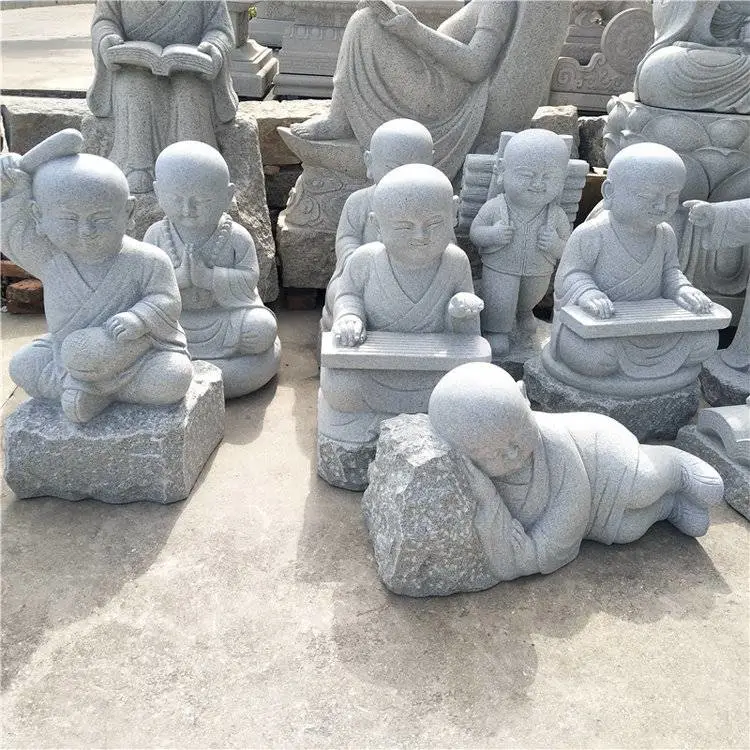 石雕善财童子石刻金童玉女石头童男童女东昇制作- 供应商网