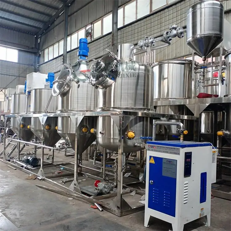核桃油加工设备 榨油机精炼油设备 精炼油设备好用吗