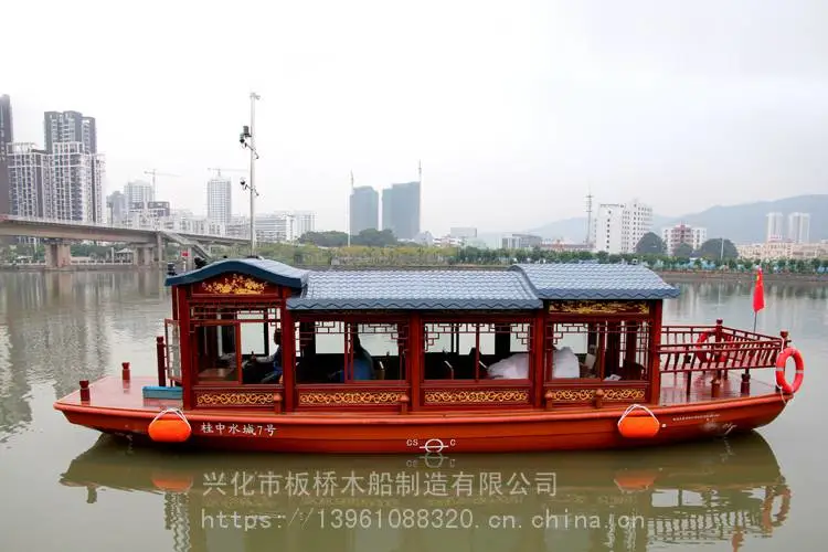 露天画舫船 画舫船 木船 厂家公司