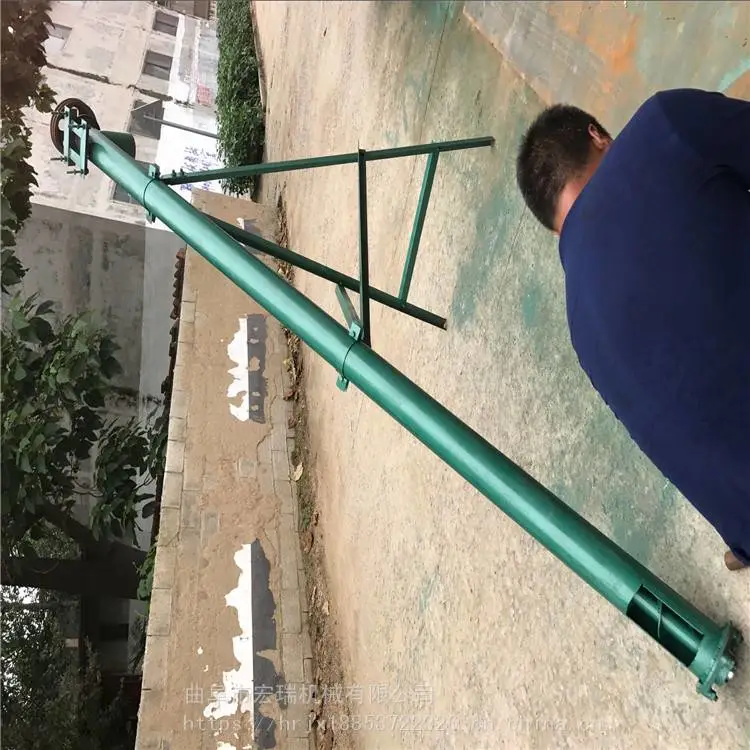 四平 管式污泥粉体塑料上料机 无轴U型输送机水泥绞龙上料机
