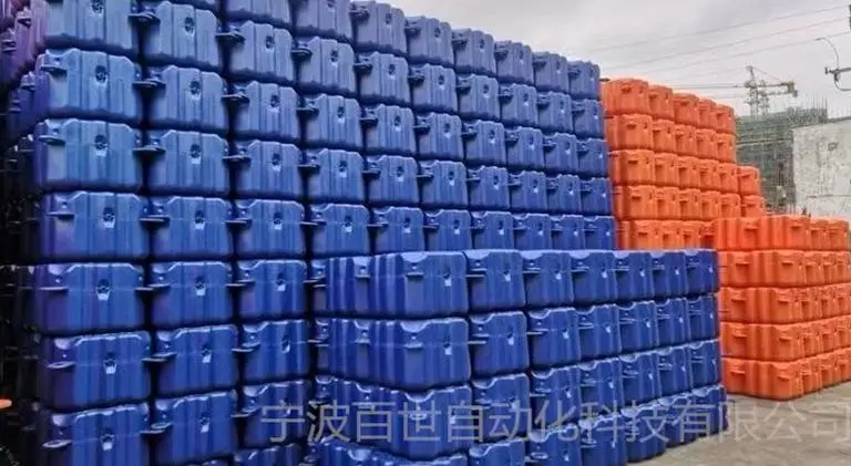 水上浮筒码头浮箱塑料浮动平台组合浮桥栈道钓鱼浮台