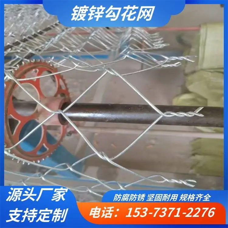 网孔50*50mm农业隔离栅低碳钢丝勾花网 养鸡鸭鹅铁丝防护网