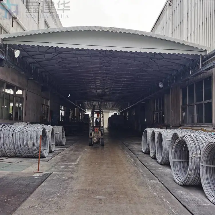 牡丹江大型推拉雨棚_大型推拉篷_上门安装
