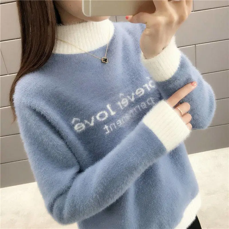 儿童服装5元批发水貂绒网红套头毛衣女衣服尾货批发市场在哪里