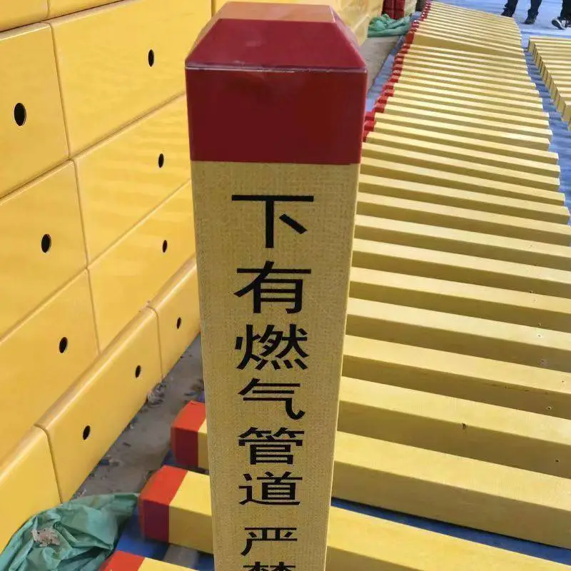 长治石油管道玻璃钢标识桩-玻璃钢光缆标识桩现货