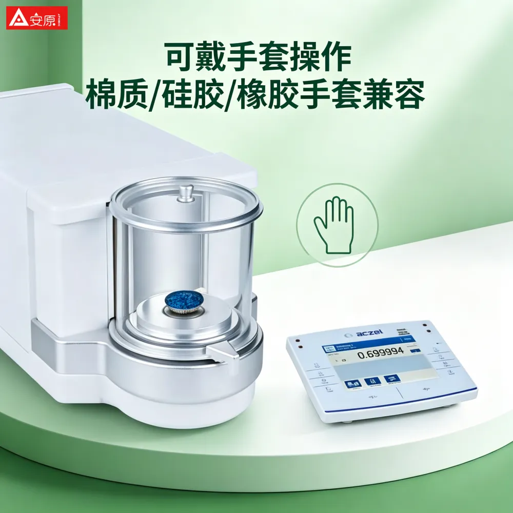 AXR百万分之一天平全自动校准比手动校准更准确