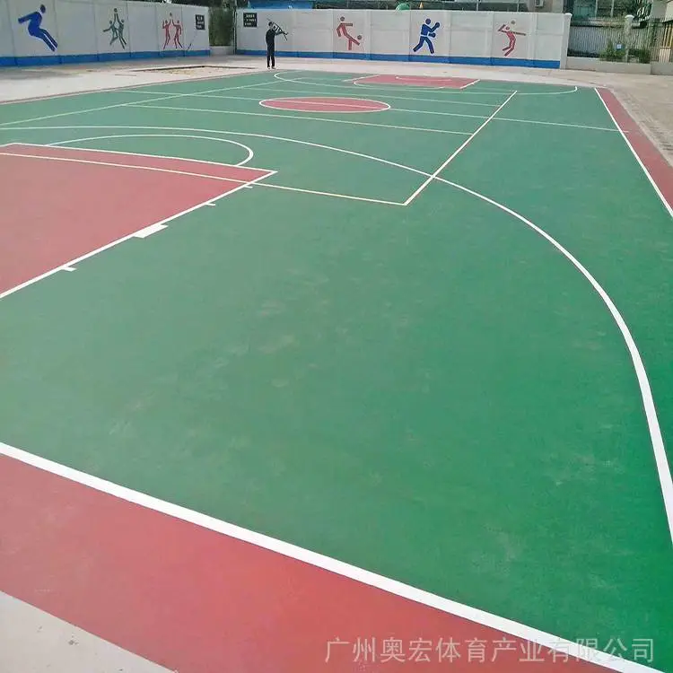 九江硅pu篮球场 九江篮球场施工价格 篮球场塑胶地