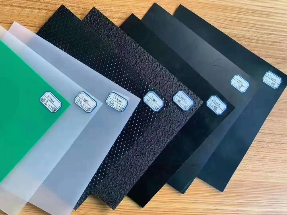 HDPE***防渗隔离膜 双面氧化塘沼气池土工膜