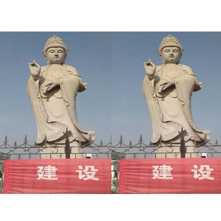 厂家直供青石石雕罗汉像 寺庙园林大型人物雕塑支持定制