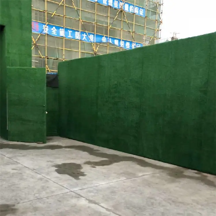 工程围挡人工草坪 万立森防火围挡草皮 合肥道路施工围挡草皮
