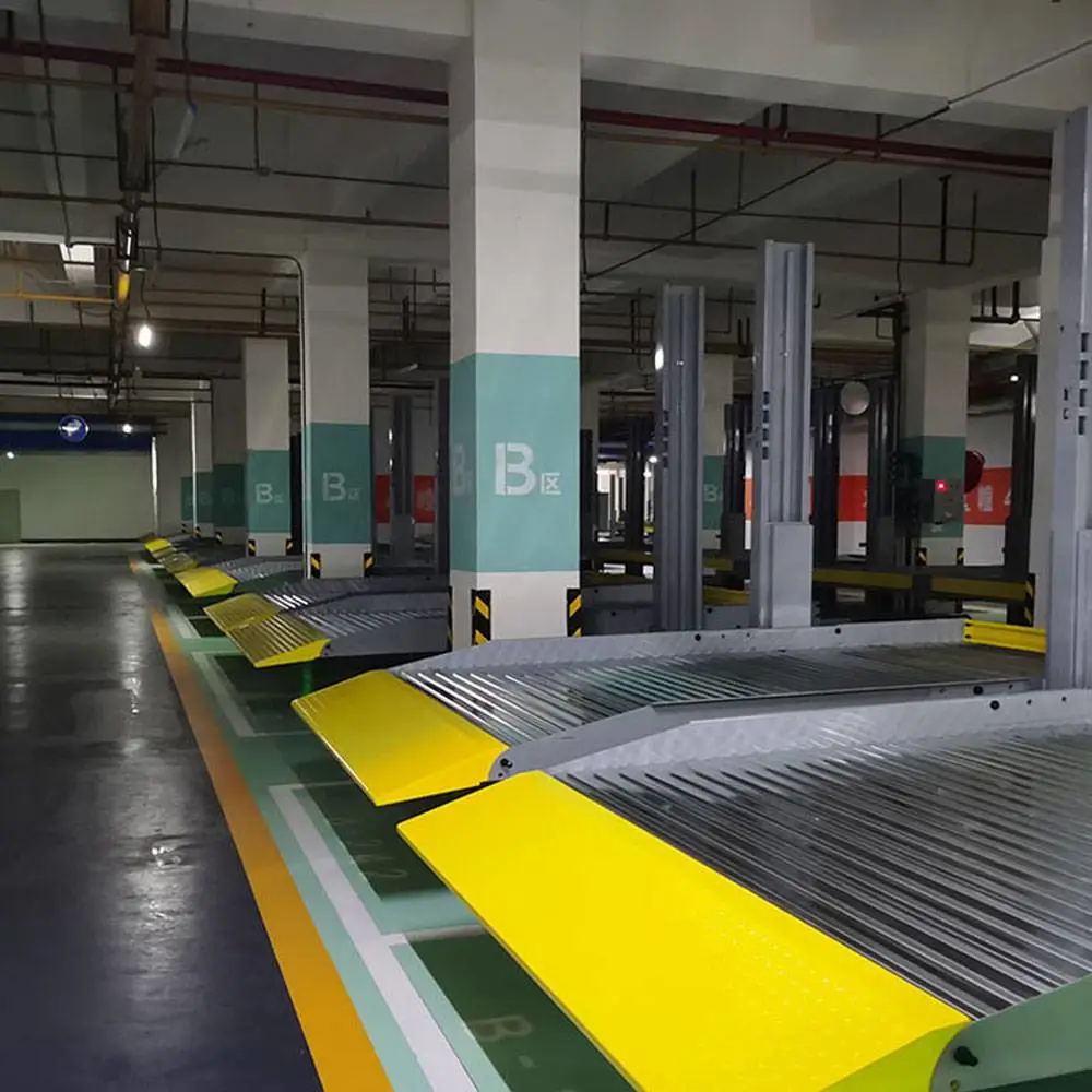成都市新津停车设备租赁 液压停车立体车库租赁 俯仰式停车设备回收 莱贝自动机械停车租用