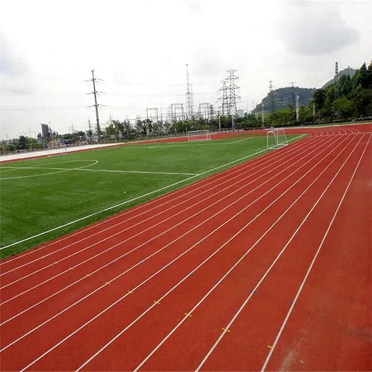 YL-5070 全塑自结纹跑道 幼儿园彩色地面 混合型塑胶跑道