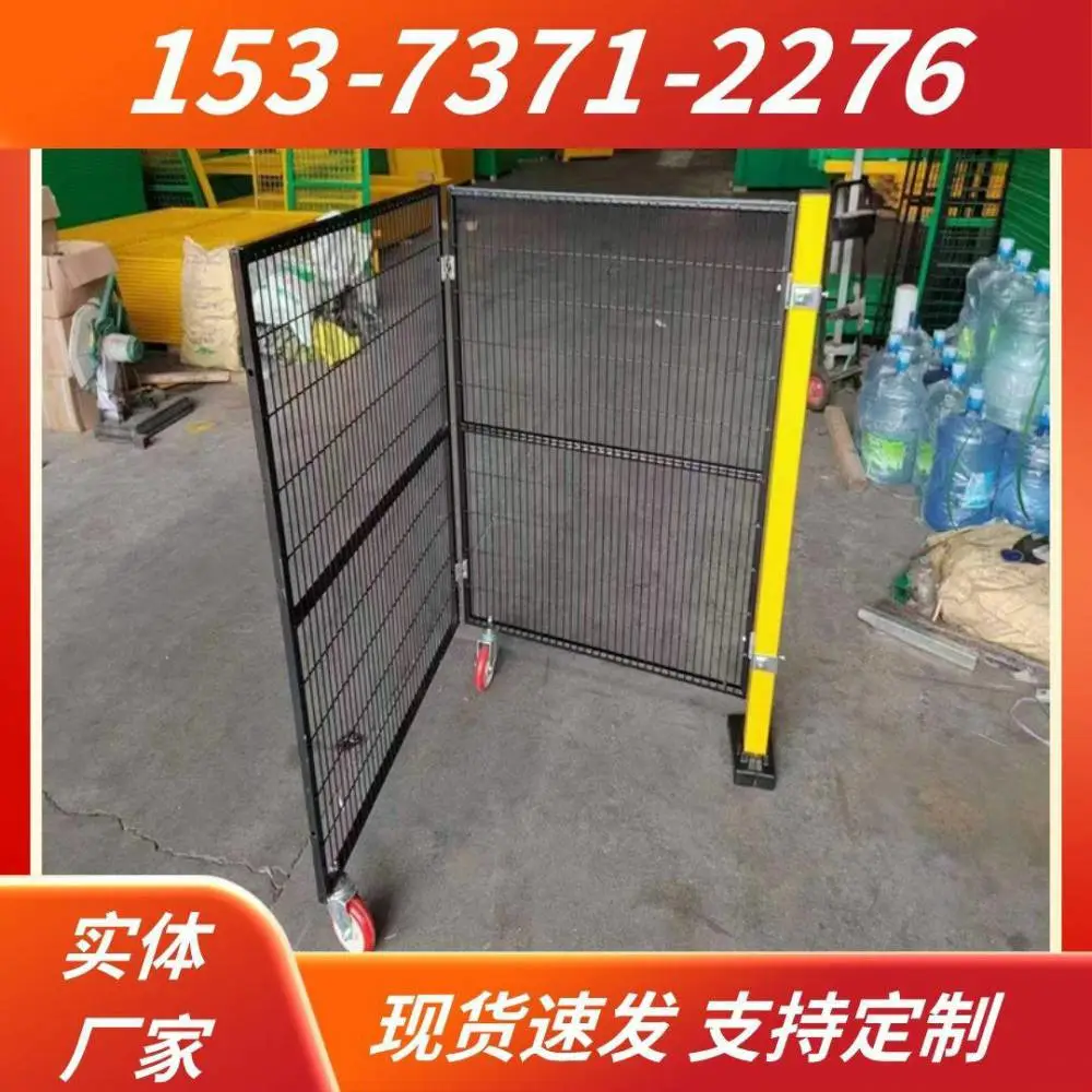 无缝车间隔离网定制 框架可移动仓库厂房设备防护网