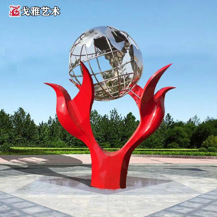 陕西动物不锈钢雕塑 门口卡通玻璃钢企业形象卡通人物雕塑