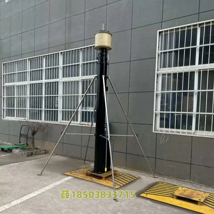 承重180kg电动升降桅杆 应急通信天线快速部署装置 临时升高支架
