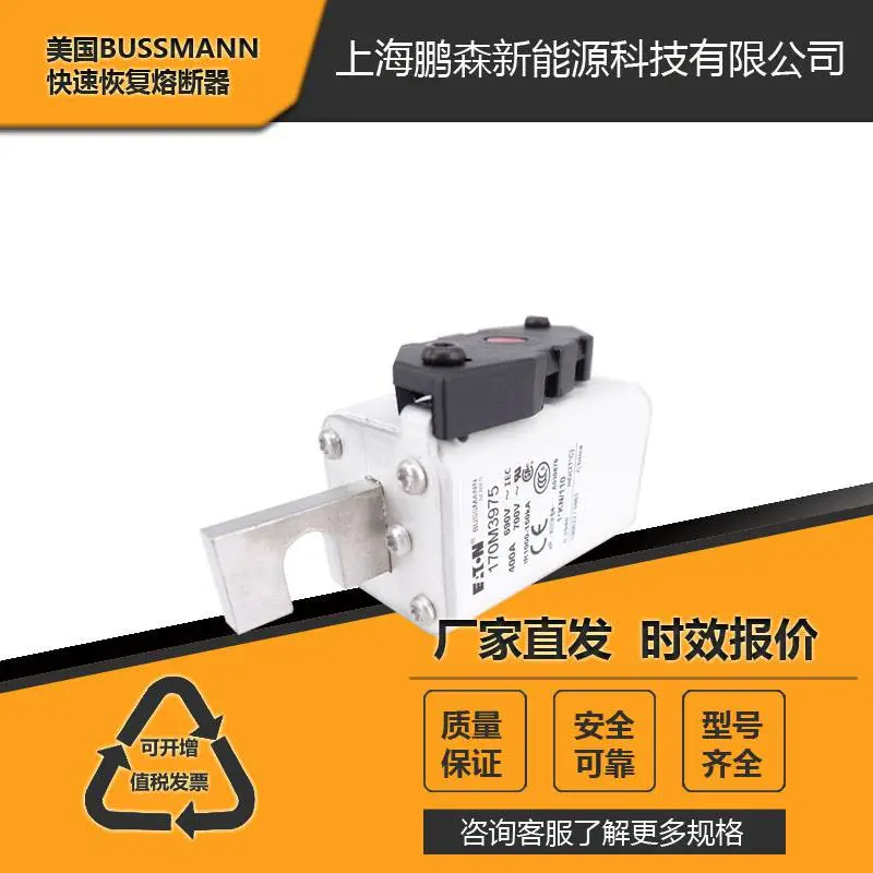 杭州现货供应BUSSMANN巴斯曼熔断器170M3811 170M3812 170M3813