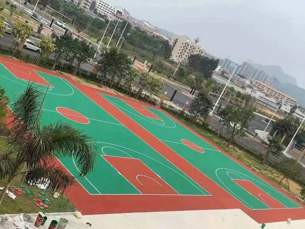 百色田阳足球场幼儿园围挡假草皮 EPDM环保颗粒包工包料
